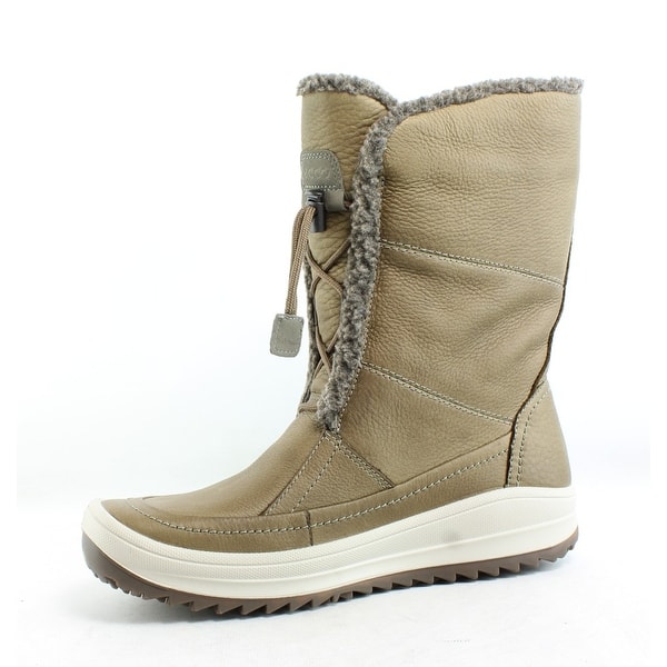 Shop Ecco Womens Trace Tie Birch Birch Snow Boots Eur 40
