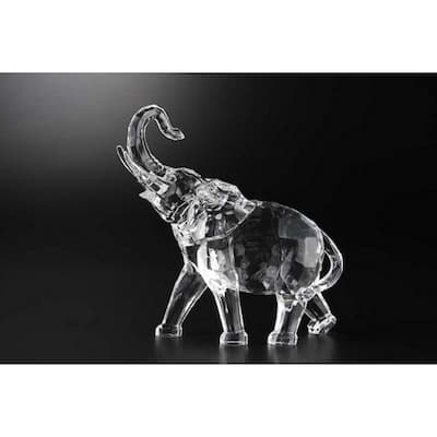 Medium Elephant Christmas Figurine Decoration - 7"