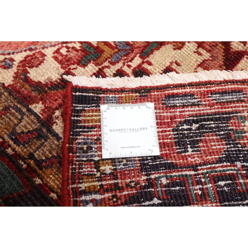 ECARPETGALLERY Hand-knotted Sarabi Dark Red Wool Rug - 9'6 x 12'2