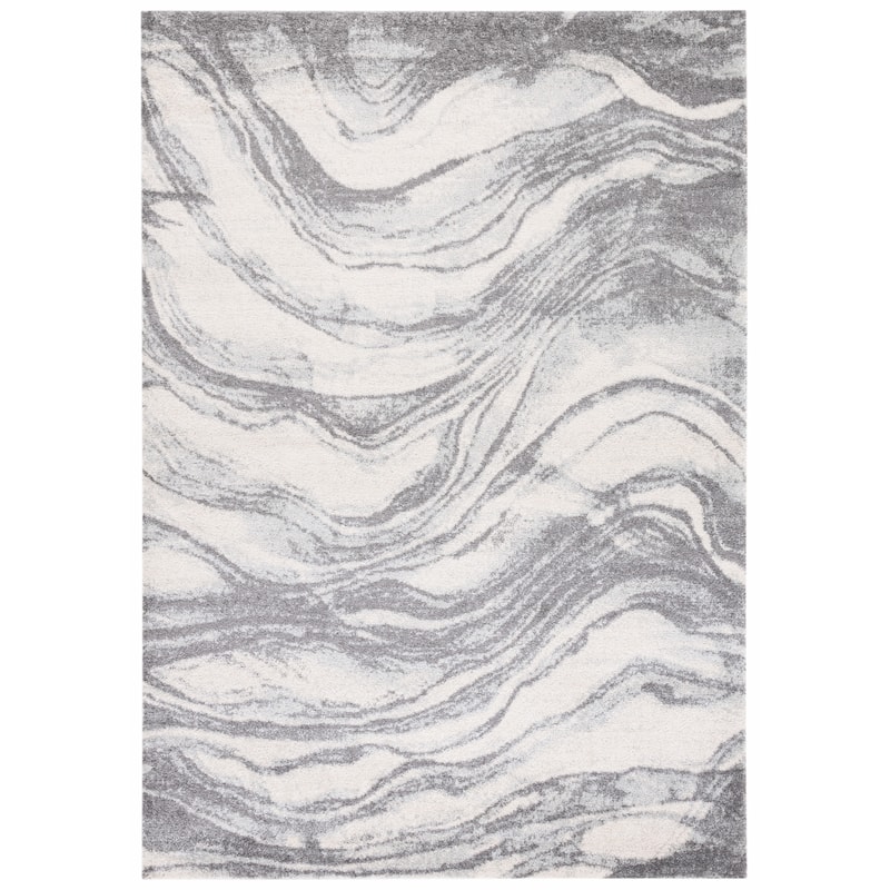 SAFAVIEH Tulum Rannveig Bohemian & Eclectic Rug - 4' x 6' - Ivory/Grey
