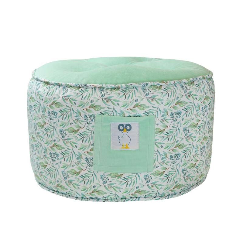 Cedar Toddler Pouf - Basil