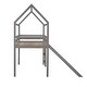 preview thumbnail 6 of 13, Twin Loft Bed House Bed With Slide,Solid Construction for Home