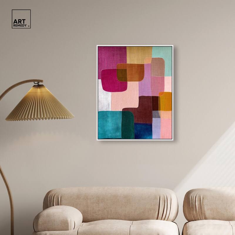 Color Block Cadence III Canvas by Art Remedy