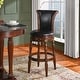 preview thumbnail 8 of 7, Solid Wood Swivel Bar Stool Carved Hardwood Rotatable Pub Height Stools