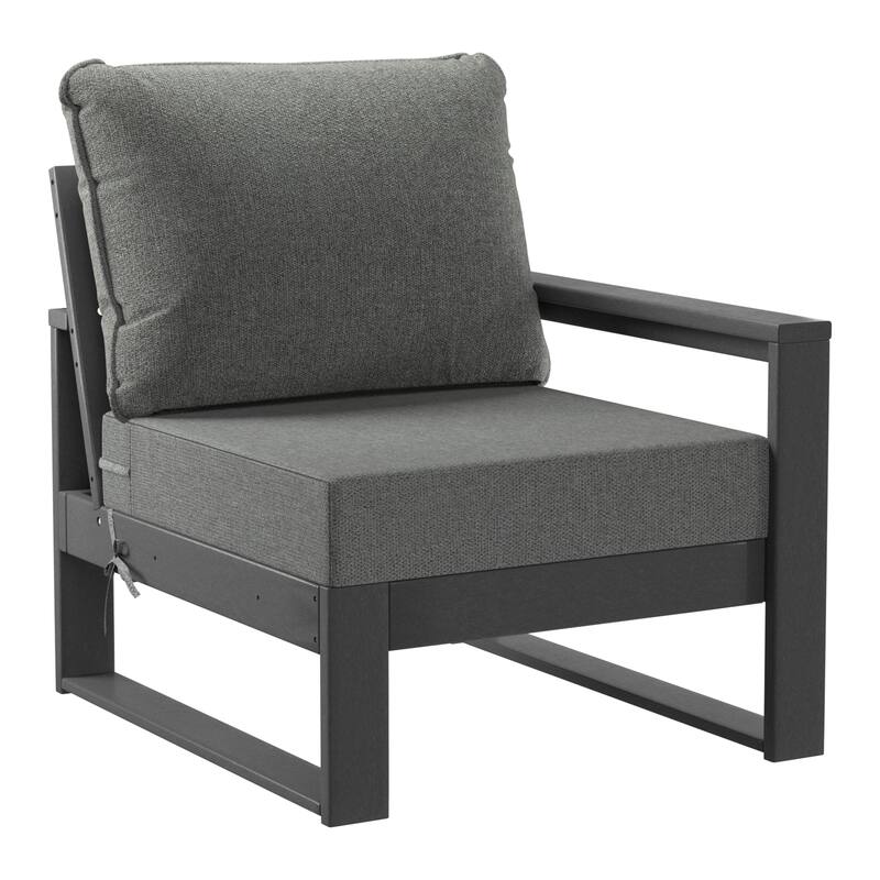 Endless Outdoor Patio Love Seat with Gray Frame