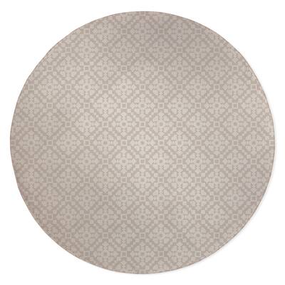 SUNDANCE SNOWFLAKE NATURAL Kitchen Mat By Kavka Designs