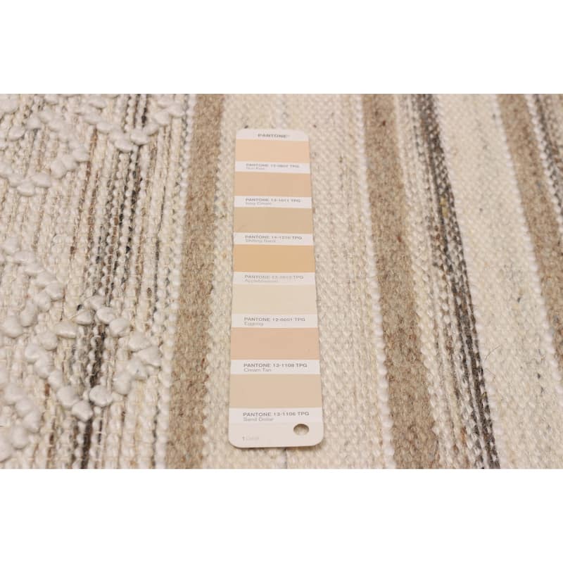 Marrakech Ivory Kilim 5'2" x 7'5" - 5'2 x 7'5