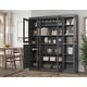 preview thumbnail 143 of 145, Palace Imports 100% Solid Wood Pantry Cabinet, Adjustable Shelves, 65" Wide, 71.5" Tall - 65" x 71.5"
