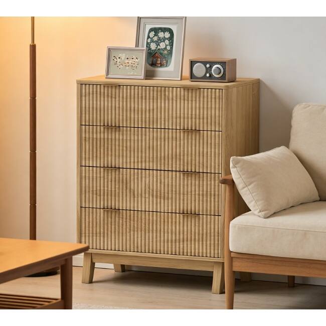 Closet Dresser,4 Drawer Double Dresser for Bedroom