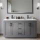 Option Dark Gray / Giotto Quartz Top / Matte Black