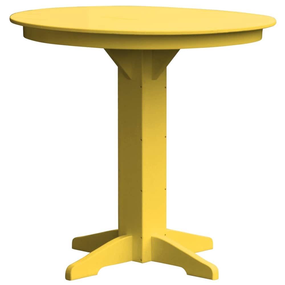 Poly Lumber Round Bar Table