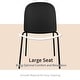 preview thumbnail 6 of 50, Set of 4 Plastic Dining Chairs For Kitchen Office Business Cafe Guest Waiting Room Event Party Outdoor Patio Hotel