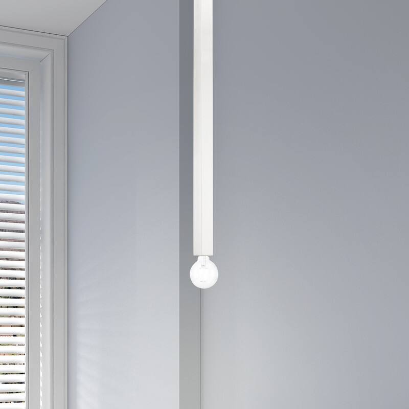 Livex Lighting 1 Light Mini Pendant, 49219-91 - 8.5" Sq. x 56" - 92" Adj. H