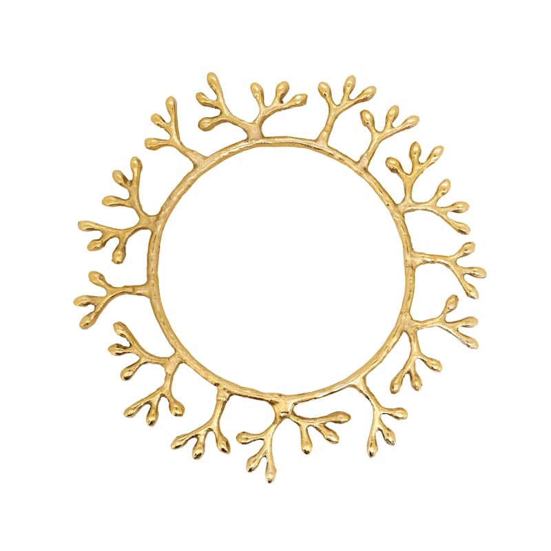 Berries Frame Charger (Set of 4) - Gold - 4 Piece