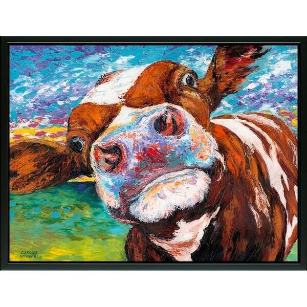 Shop Easy Art Prints Carolee Vitaletti S Curious Cow I Premium