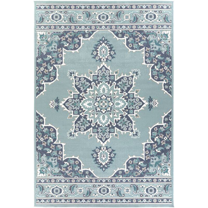 Livabliss Cesare Medallion Indoor/ Outdoor Area Rug