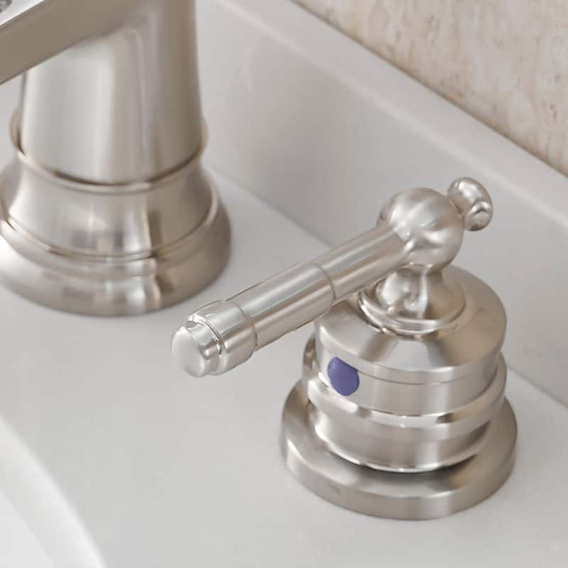 Topcraft Two Handle Waterfall Bathroom Faucet with Pop-Up Drainer