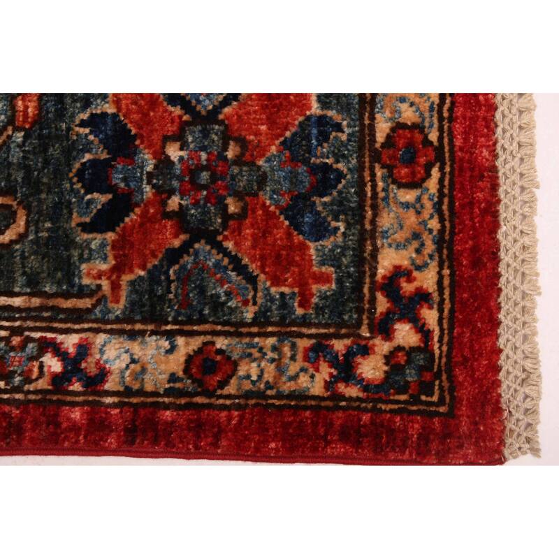ECARPETGALLERY Hand-knotted Aryana Red Wool Rug - 5'7 x 7'7