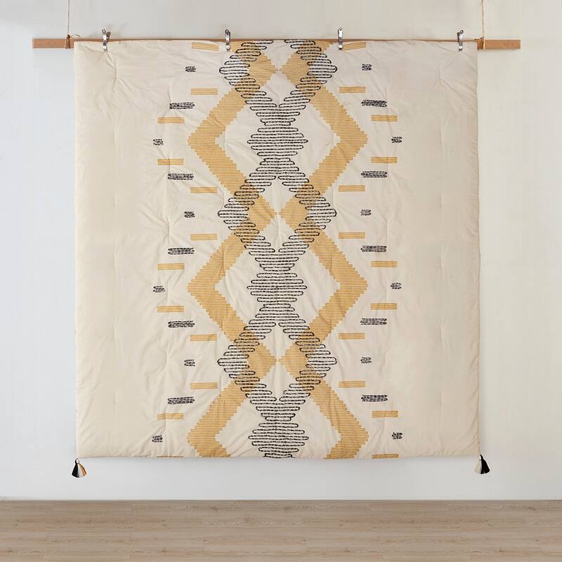 GDF Studio - Arizona 3-Piece Cotton Comforter Set