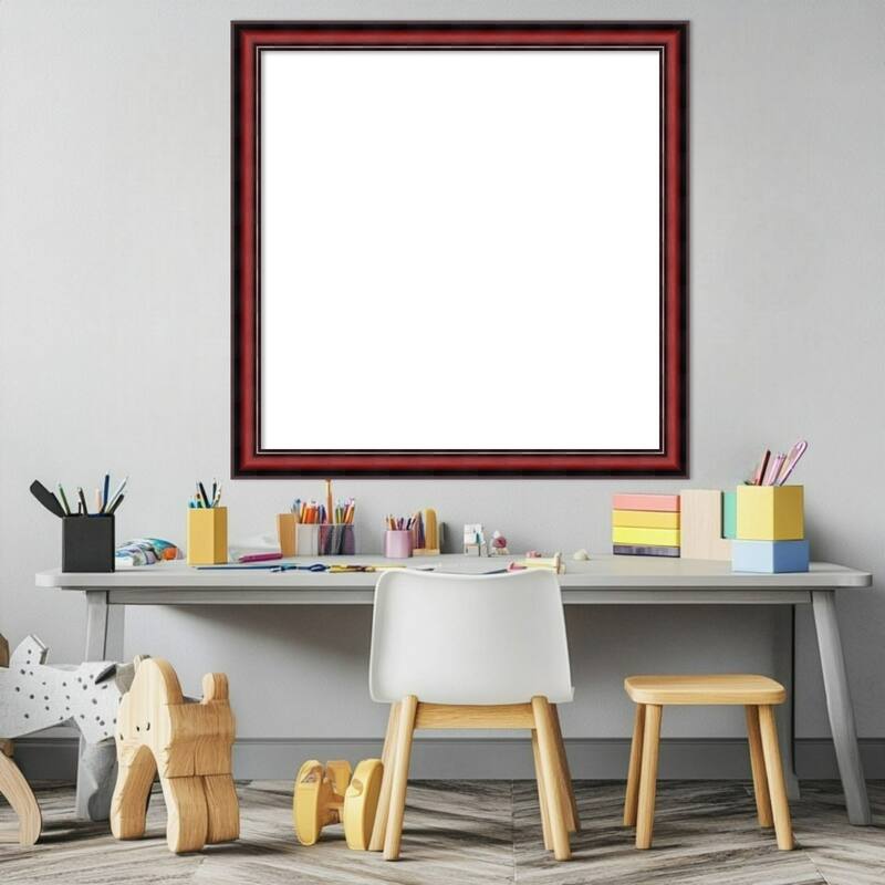 Amanti Art Rubino Cherry Scoop Framed Dry Erase Magnetic Board
