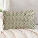 preview thumbnail 53 of 92, Boho Living Jada Braided Cotton/Jute Throw Pillows Sage Green - 12x20