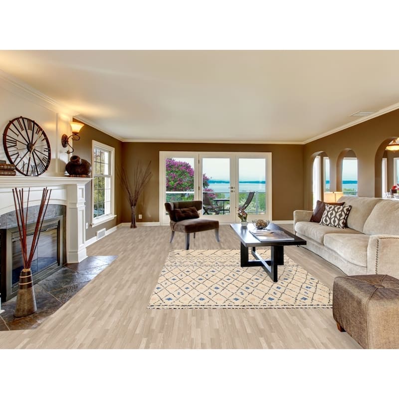 Trellis Moroccan Oriental Wool Area Rug Hand-knotted Decorative Carpet - 5'11" x 9'5"
