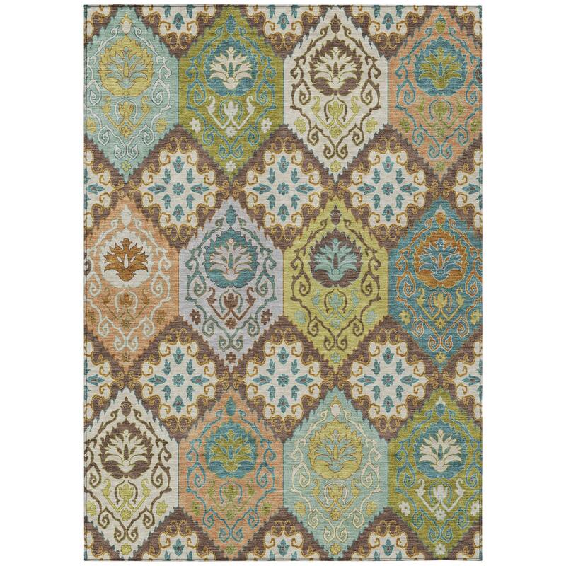 Machine Washable Indoor/ Outdoor Global Bayfield Chantille Rug