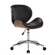 preview thumbnail 4 of 18, Porthos Home Sedona Adjustable Office Chair Black