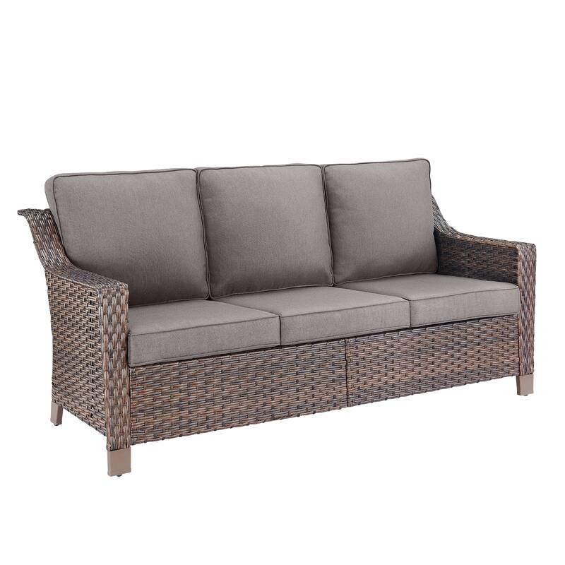 Outside Patio Sofa Chair Set with Cushions