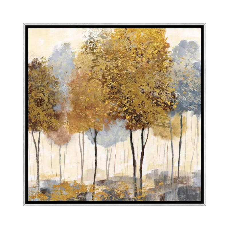 iCanvas "Metallic Forest II" by Nan Framed