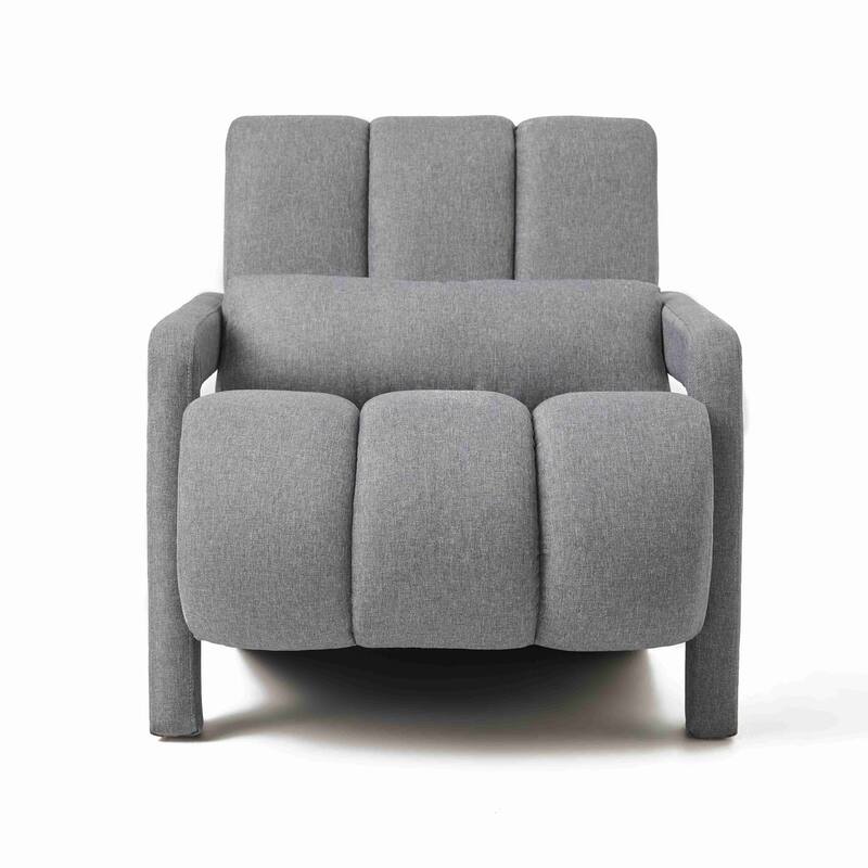 Modern Upholstered accent chair - Grey