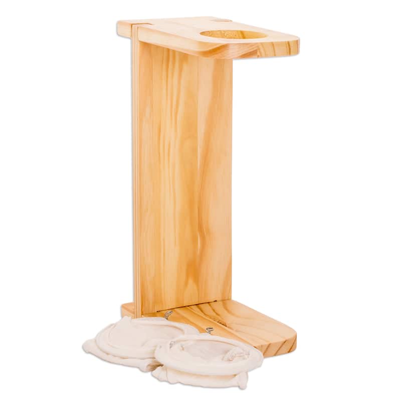 Novica Handmade Delightful Scents Single-Serve Drip Coffee Stand