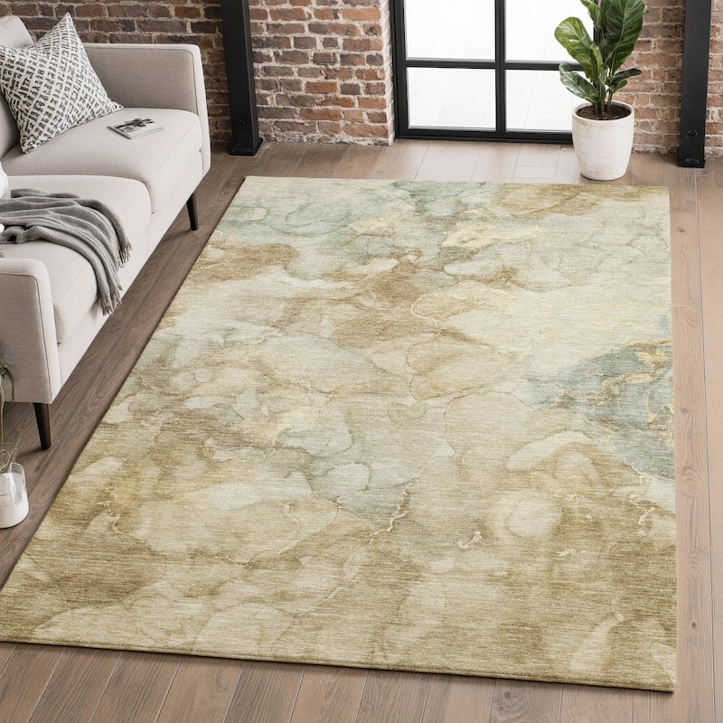 Premium Washable Super Soft Modern Chic Mayfield Rug - Beige - 3' x 5'