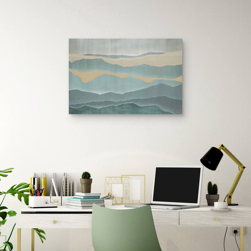 Cut Horizon by Liz Jardine Canvas Art Print