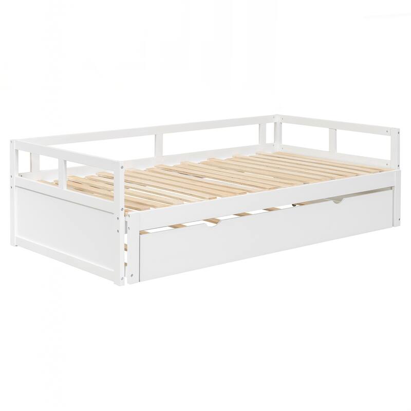 Wooden Daybed with Trundle