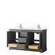 preview thumbnail 48 of 58, Avery 60 Inch Double Vanity, Cultured Marble Top
