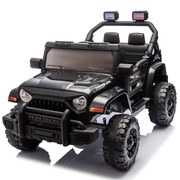 slide 2 of 60, Kids Electric Ride-On Car with Remote, 12V, Bluetooth, Four-Wheel Suspension, Ages 3+