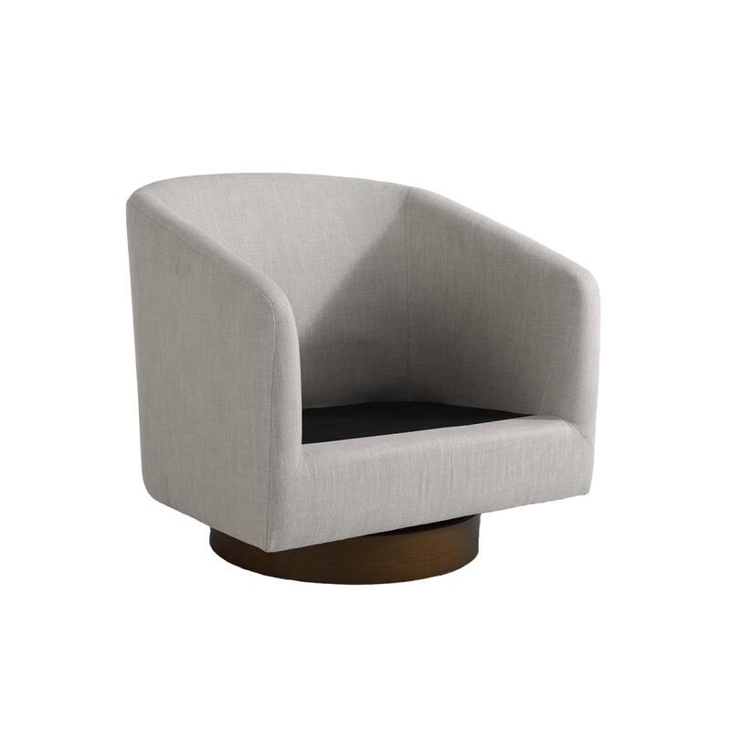 Modern 360°Swivel Barrel Chair