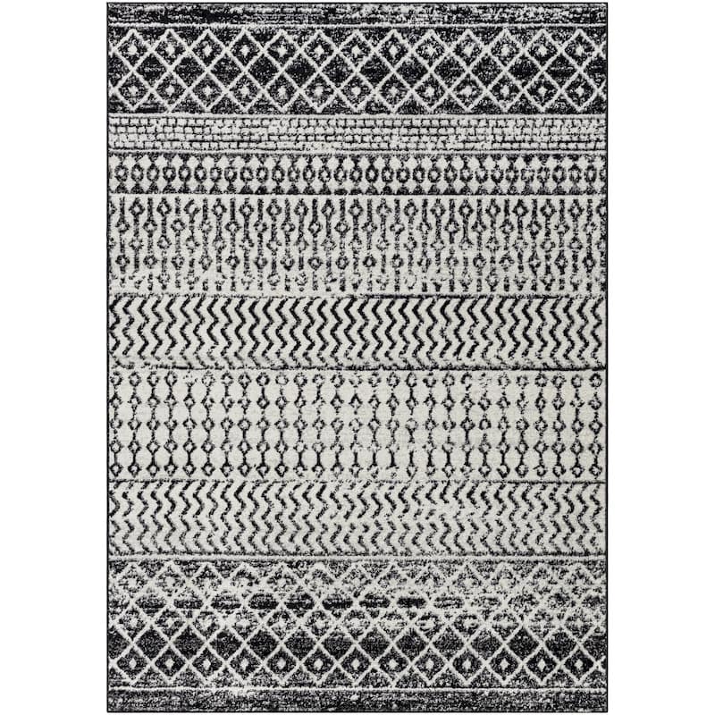 Livabliss Elaziz Moroccan Geometric Area Rug
