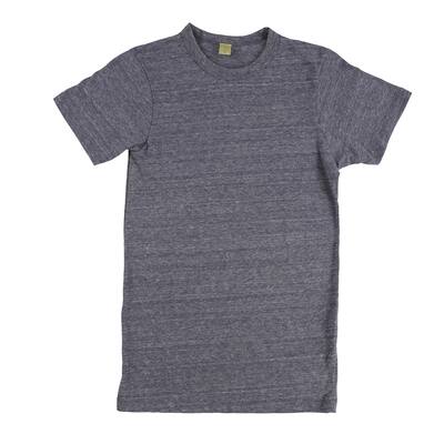 Alternative Womens Solid Basic T-Shirt,, Blue, X-Small