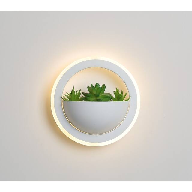 Nordic Led Wall Sconces Modern Green Creative Plant Wall Light Aisle Wall Lamp