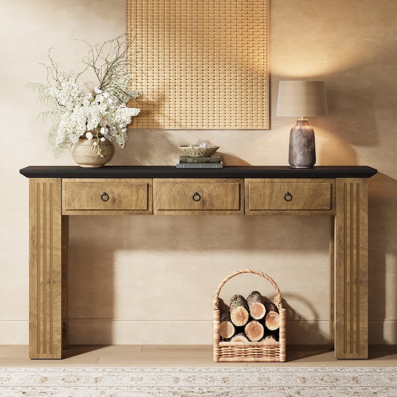 Console Table with 3 Drawers