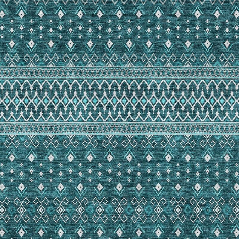HomeRoots Tribal Transitional Rectangle Outdoor Rug