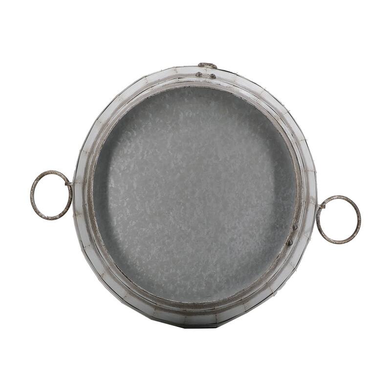 22.5x22.5x26" Drum Side Table