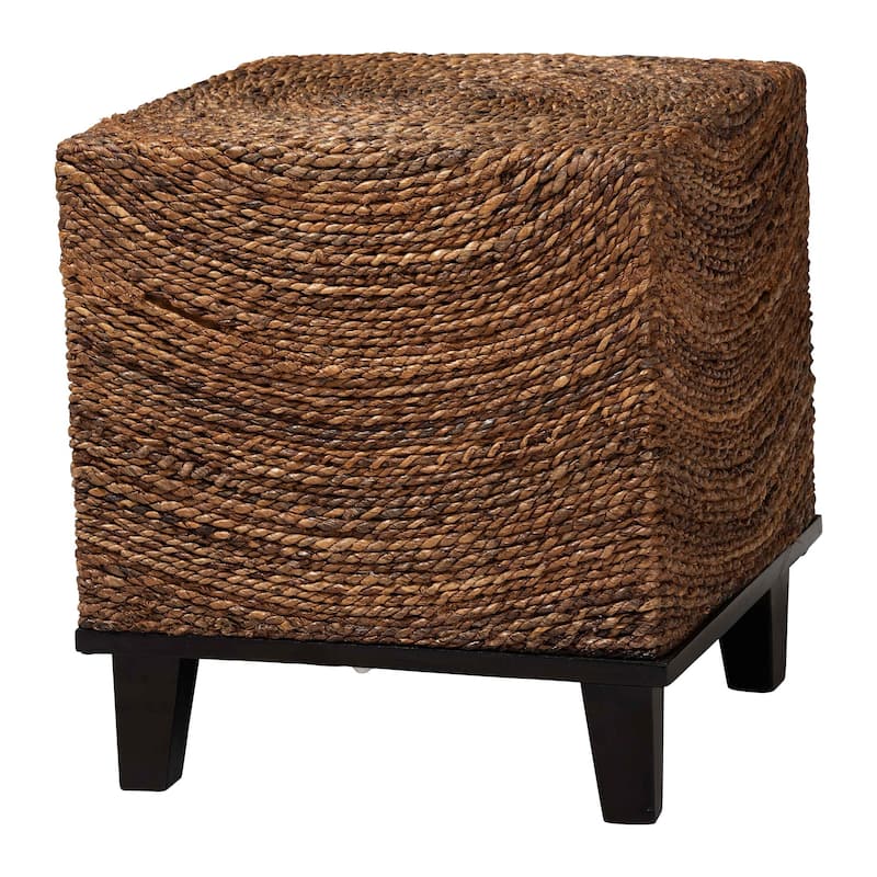 Verino Bohemian Natural Seagrass End Table - Natural