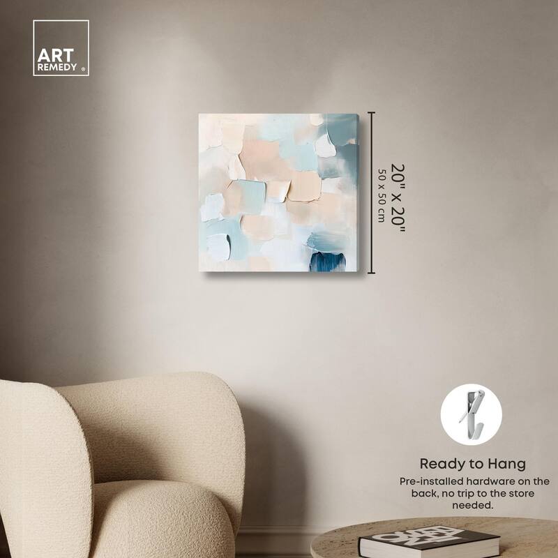 Celadon Haze I Canvas by Art Remedy, Gallery Wrapped