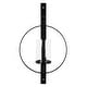 preview thumbnail 17 of 21, Kate and Laurel Doria Round Glass and Metal Wall Sconce - 12x22