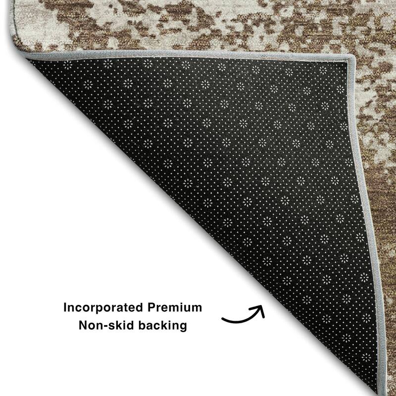 Premium Washable Super Soft Abstract Solid Mayfield Rug