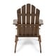 preview thumbnail 27 of 32, Hollywood Outdoor Outdoor Acacia Wood Foldable Adirondack Chairs (Set of 2) by Christopher Knight Home