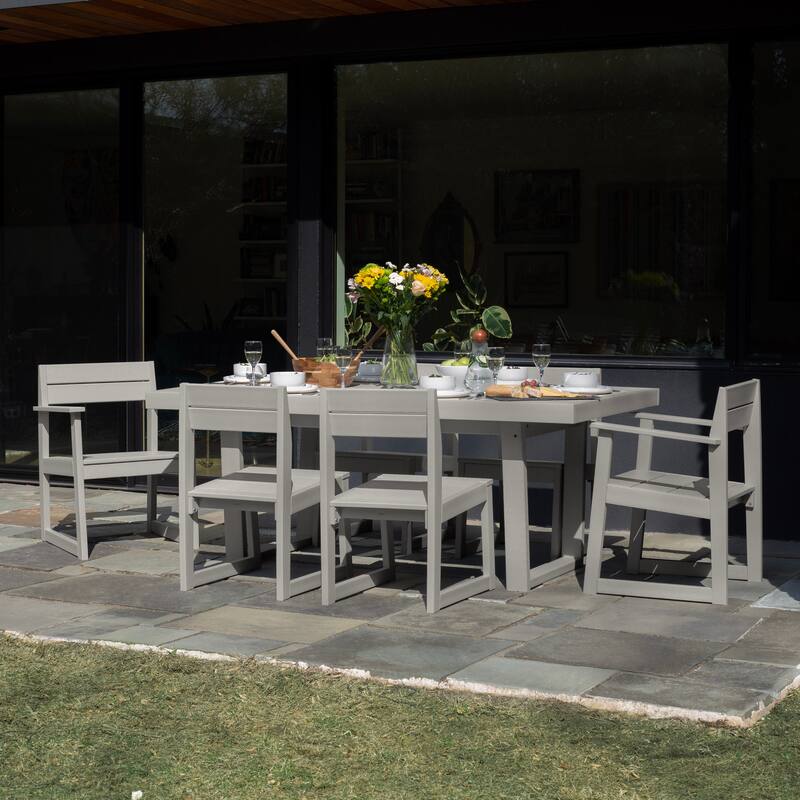 Haven Modern 7-Piece Outdoor Dining Set